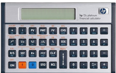 Calcula HP12 C Platinum online e gr&aacute;tiis